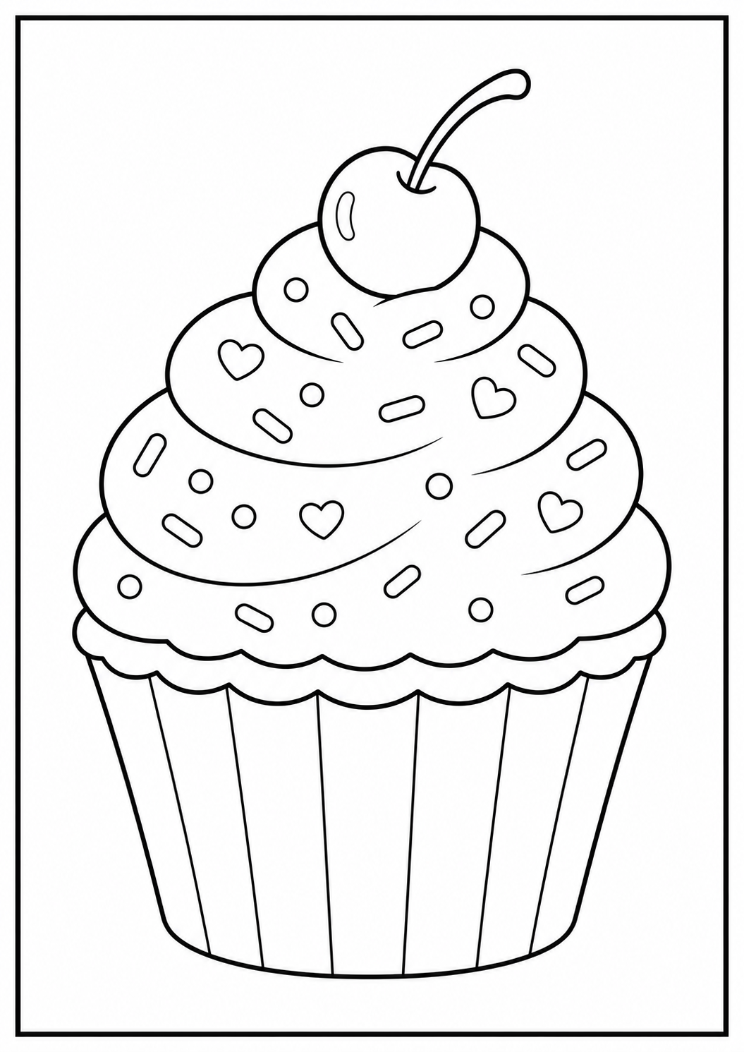 Codex Cupcake Coloring Page